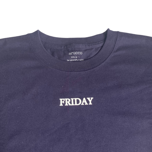 arucco　FRYDAYプリント　Tシャツ　フリーサイズ 14枚目の画像