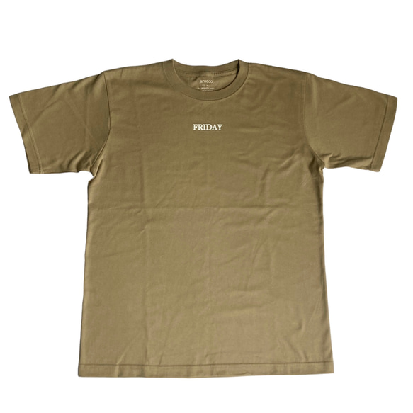 arucco　FRYDAYプリント　Tシャツ　フリーサイズ 10枚目の画像