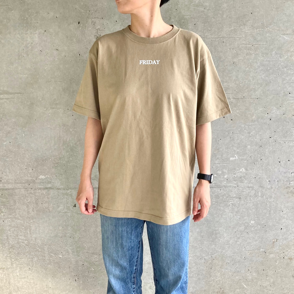 arucco　FRYDAYプリント　Tシャツ　フリーサイズ 3枚目の画像