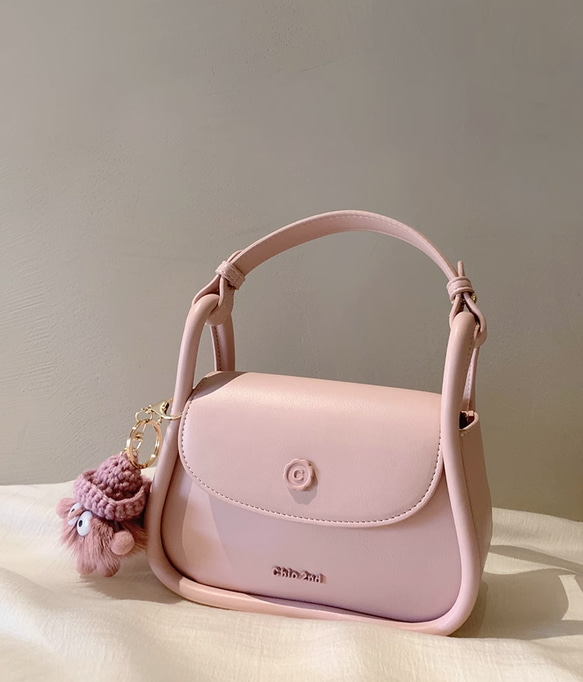 Creema限定 小さなバッグ トートバッグ ハンドバッグ 2way チェーン