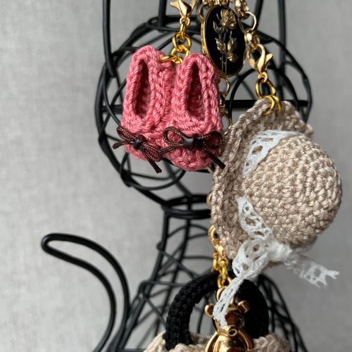 ミニチュア帽子　ストラップ　チャーム ミニチュア帽子 ストラップ チャーム Mini Sheepキーリング チャーム