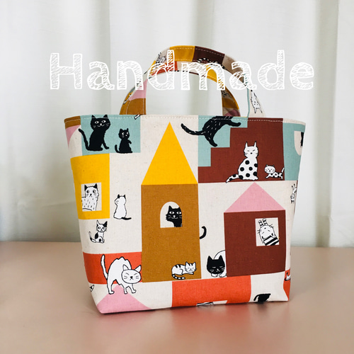 handmade  ミニトートバッグ