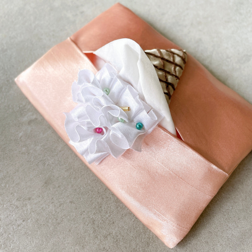 ソフトクリーム×ポケットティッシュケース(ピンク) その他ケース iki