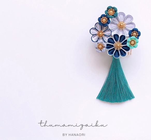 つまみ細工 和装髪飾り 七五三 成人式前撮り 振袖コーデ 着物