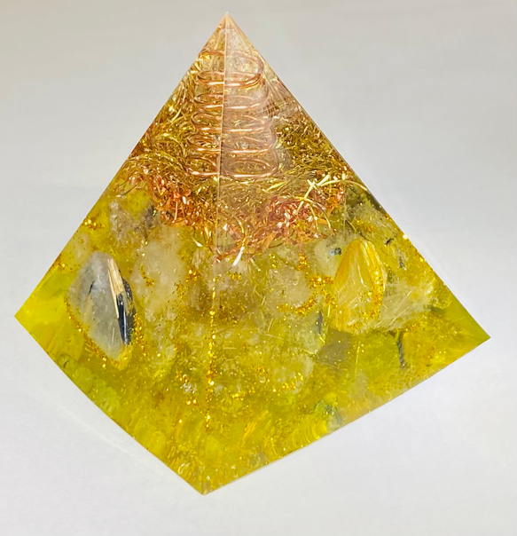 ≪訂製≫【Kinun UP・Zaiun UP】Ganesha Pyramid Orgonite 第3張的照片