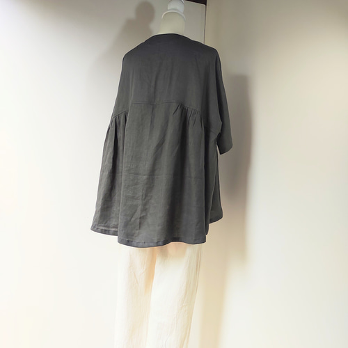 楽天市場】【染】 ネストローブ nest Robe リネンサイドギャザー