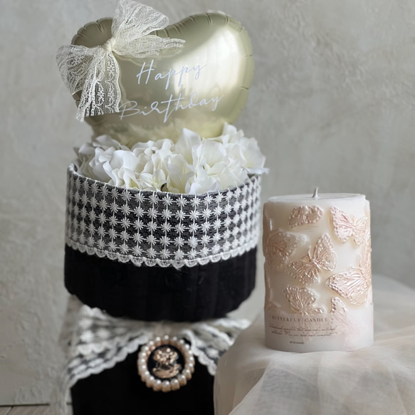 ♥蝶々キャンドル♥結婚式のウェルカムスペース装飾 バースデーフォト　誕生日 韓国 4枚目の画像