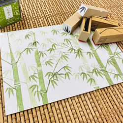 竹と笹の葉のスタンプセット 3枚目の画像