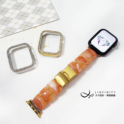 用寶石寵愛媽咪-『全館5折』-至5/31止瑪瑙 招財 Apple Watch 智慧手錶 寶石 錶帶 第2張的照片