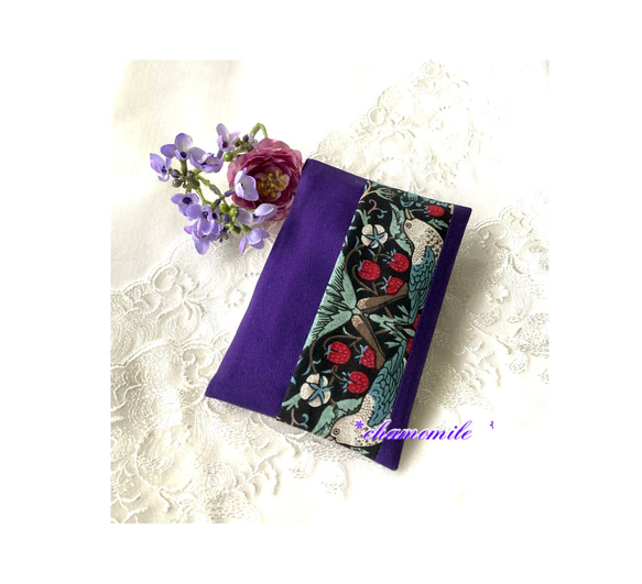 リネンの携帯ティッシュケース・パープル 楽天市場】リネン ポケット ティッシュ ケース 日本製 麻 100％ 携帯