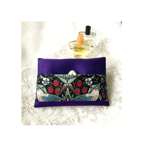 のぽぽん ウィリアムモリス ジャスミン ボックスティッシュカバー5点