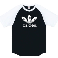 【azides/ラグランTシャツ】5.6oz正規商標登録商品アジデスTシャツ面白いおもしろうけるプレゼント 5枚目の画像
