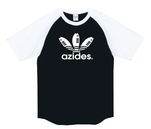 【azides/ラグランTシャツ】5.6oz正規商標登録商品アジデスTシャツ面白いおもしろうけるプレゼント 5枚目の画像