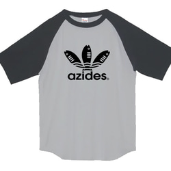 【azides/ラグランTシャツ】5.6oz正規商標登録商品アジデスTシャツ面白いおもしろうけるプレゼント 4枚目の画像