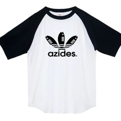 【azides/ラグランTシャツ】5.6oz正規商標登録商品アジデスTシャツ面白いおもしろうけるプレゼント 1枚目の画像