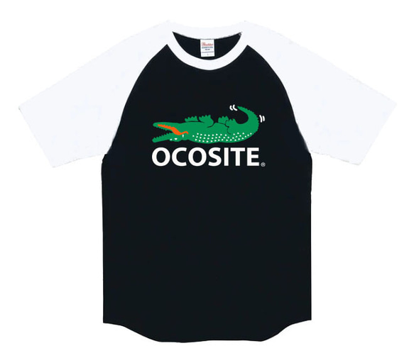 【OCOSITE/ラグランTシャツ】5.6oz正規商標登録商品オコシテTシャツ面白いおもしろうけるプレゼント 5枚目の画像