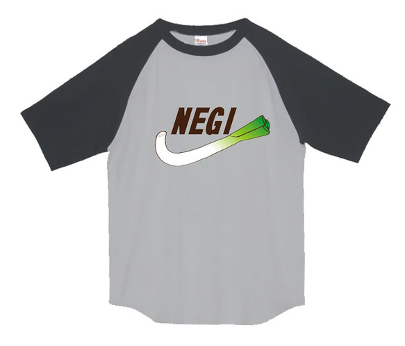 NEGI/ラグランTシャツ】5.6oz正規商標登録商品ねぎTシャツ面白い
