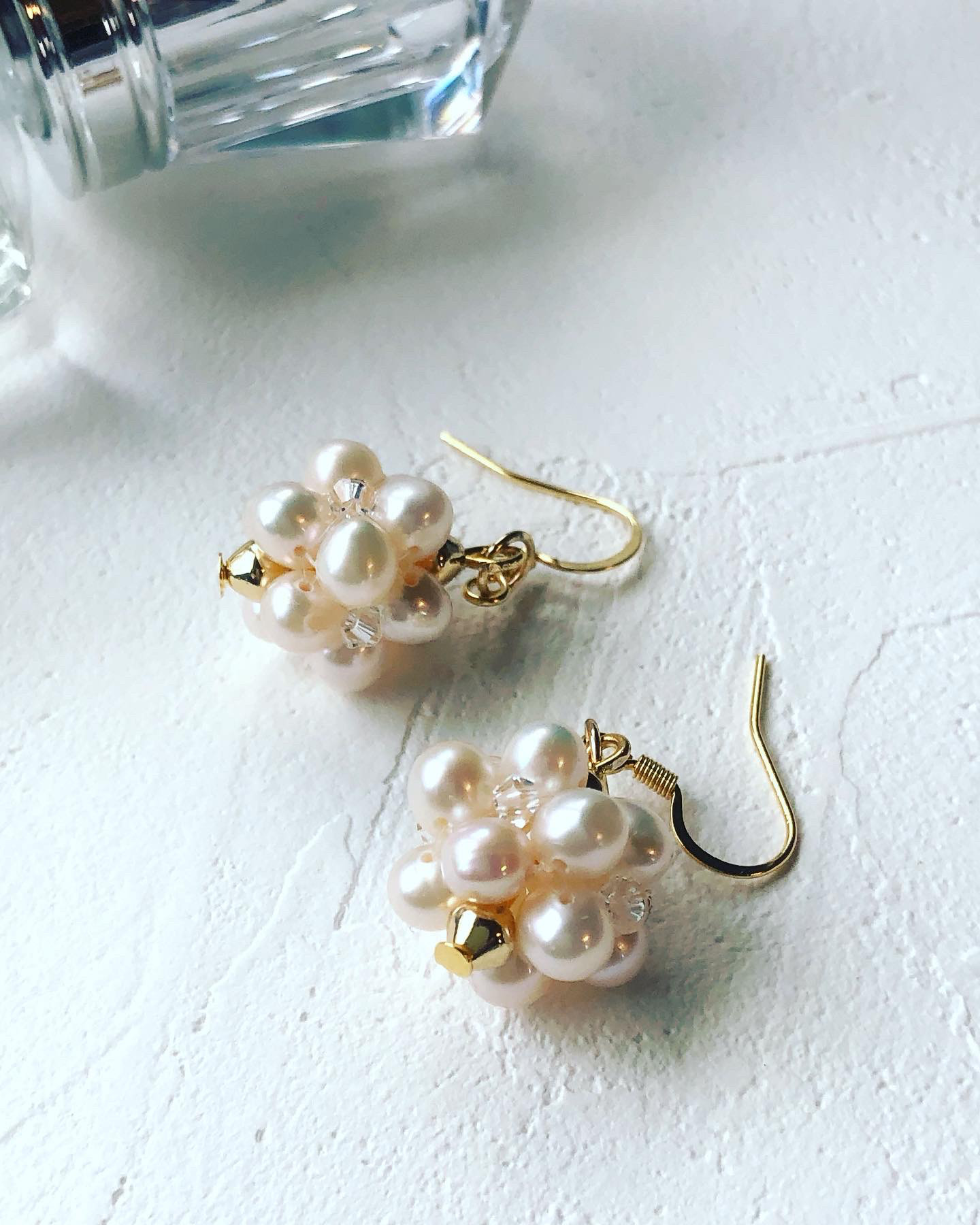 AAA高品質淡水パールピアス