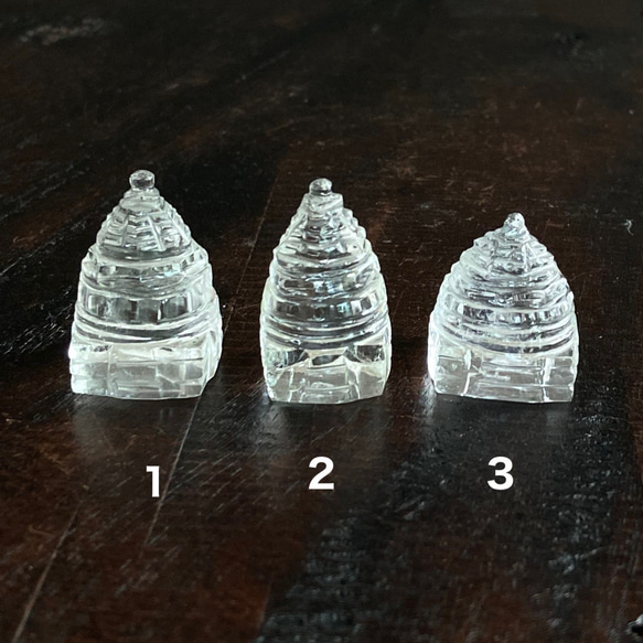 5A ヒマラヤ水晶 シュリヤントラ 8-10g 置石 天然石 1個 a 2枚目の画像