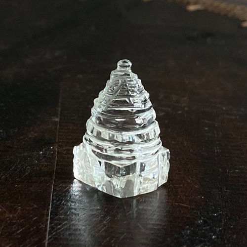 5A ヒマラヤ水晶 シュリヤントラ 8-10g 置石 天然石 1個 a
