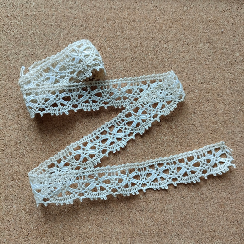 1.5㎝×83㎝, 70cm】フランスアンティークレース レース 水星手芸