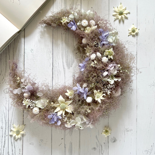 003.野草ハーフリース スモークツリー 【SALE】ナチュラル♪スモーク