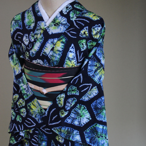 浴衣　絞り　紺赤白黄 楽天市場】【Prices down】浴衣 セット レディース 女性 浴衣