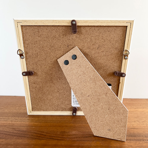 p-jet 正方形 数量限定直筆サイン入り複製画 セキセイインコ 白