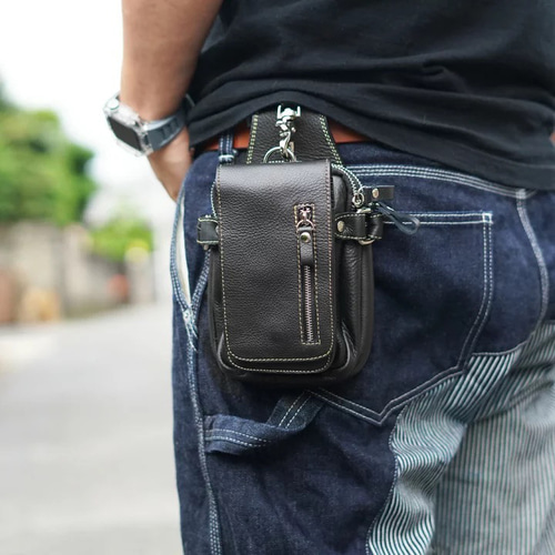 ひ*ん様 ビンテージ⭐︎ベルトポーチ⭐︎ブラック黒・小物携帯等カードケース ひ*ん様 ビンテージ⭐︎ベルトポーチ⭐︎ブラック黒・小物携帯等カード