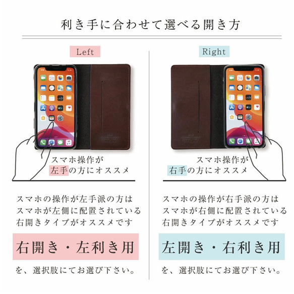 iPhone15対応　ソフトオイルレザー 手帳型 スマホケース コードクローズ カメラ穴 iPhoneケース  誕生日 10枚目の画像