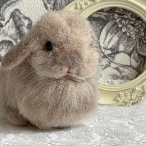 羊毛フェルトうさぎ受注制作～｡⋆⸜ ｡こだわりの小さなうさぎさん 羊毛