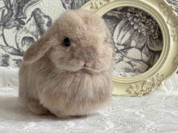 羊毛フェルトうさぎ受注制作～｡⋆⸜ ｡こだわりの小さなうさぎさん 羊毛