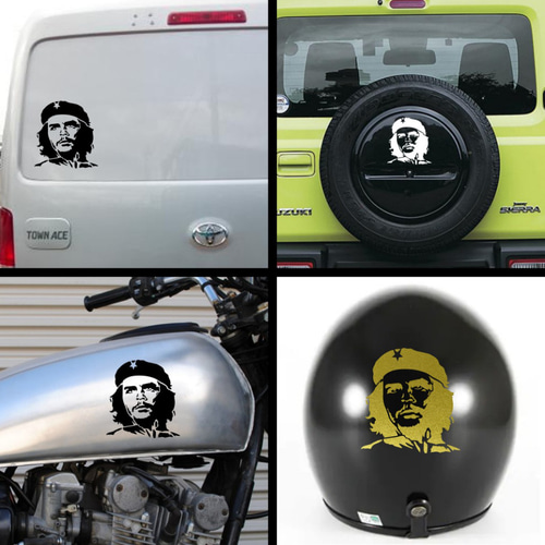 革命家 チェ·ゲバラ 防水転写ステッカー その他アート Shinobee 通販