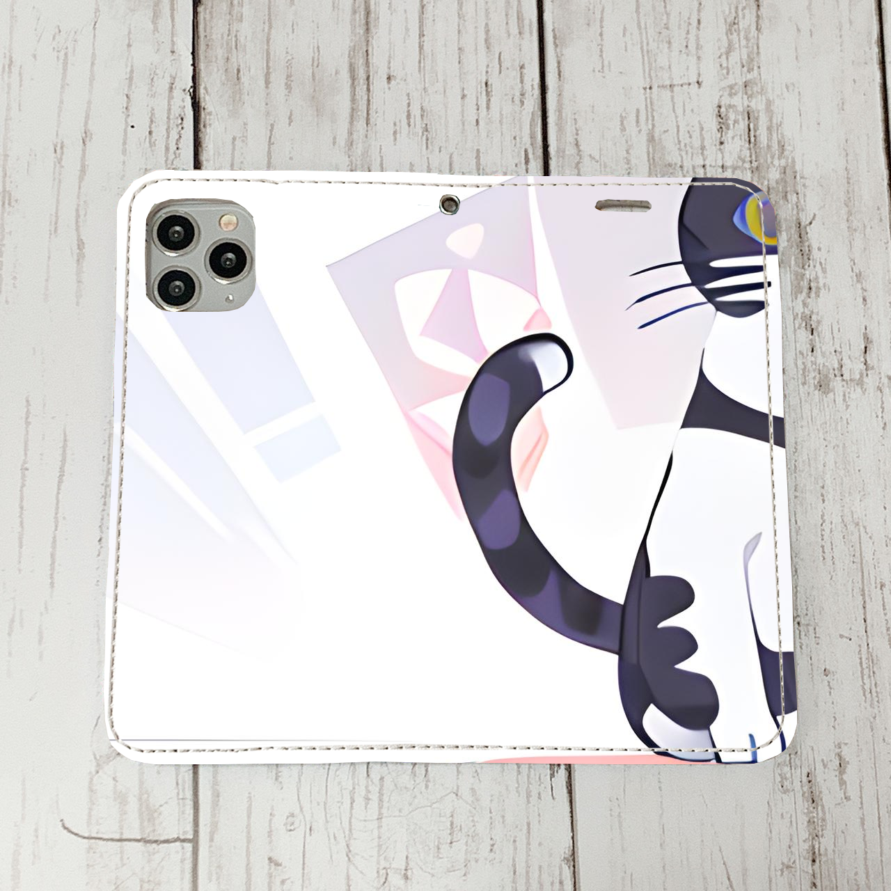 iphoneケース2-3-8 iphone 手帳 ねこ・猫・ネコ 箱1 かわいい アイフォン iface        Ω