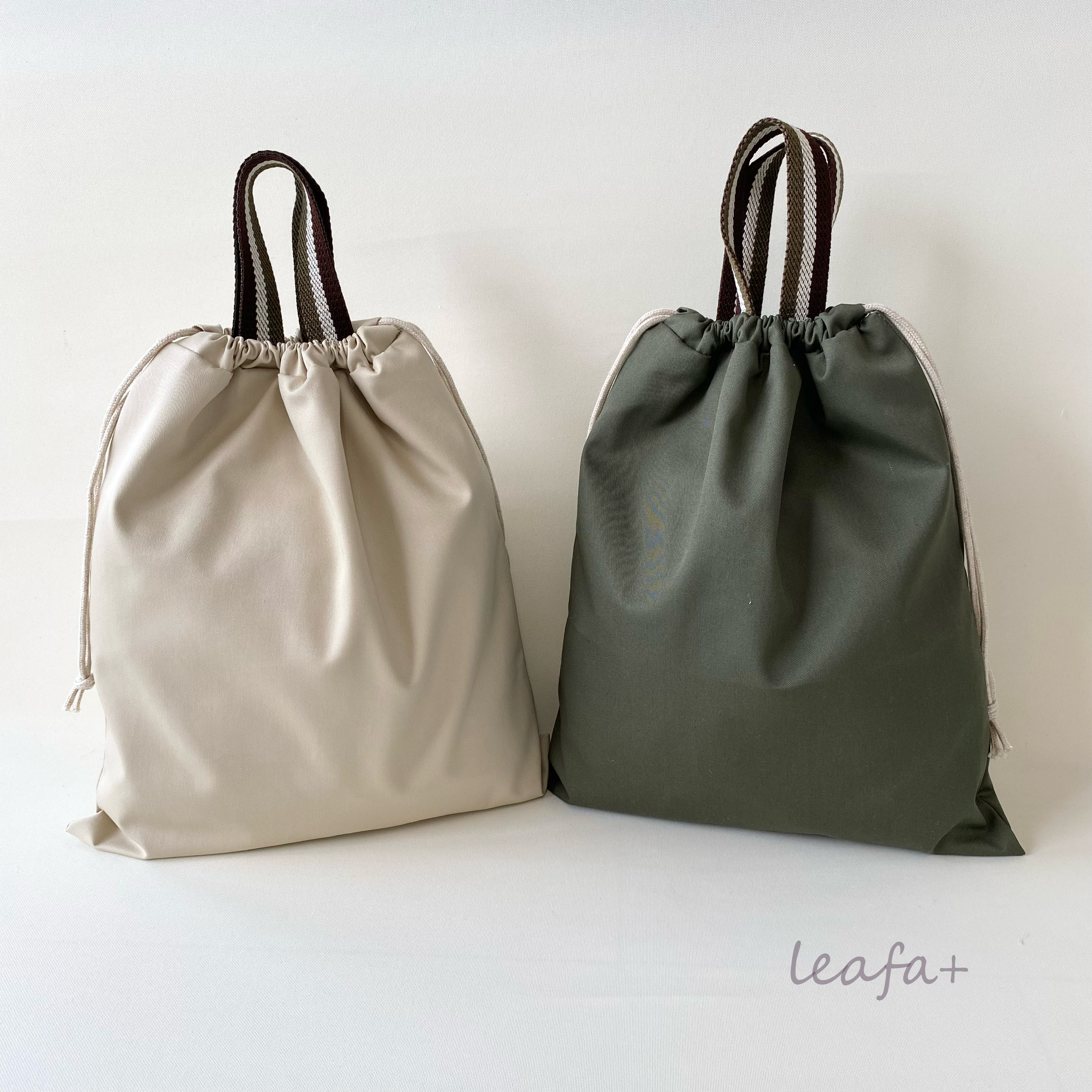 持ち手付き巾着☆くるま