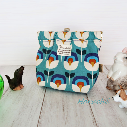 完成品】❁犬のお散歩用❁ マナーポーチ 小型 / 中型犬用 【カップ  