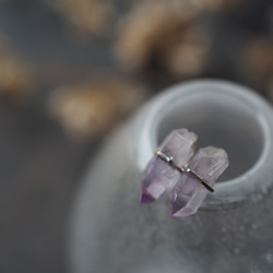 amethyst silver pierce (ayame) 1枚目の画像