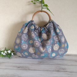 ミナペルホネン land theater blue ファブリックフレーム 葉書サイズ