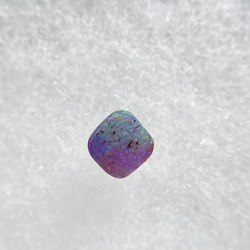 天然アイアンオパール14kgf片耳ピアス☆オーストラリア・Yowah産原石から磨いた１点もの！ 5枚目の画像