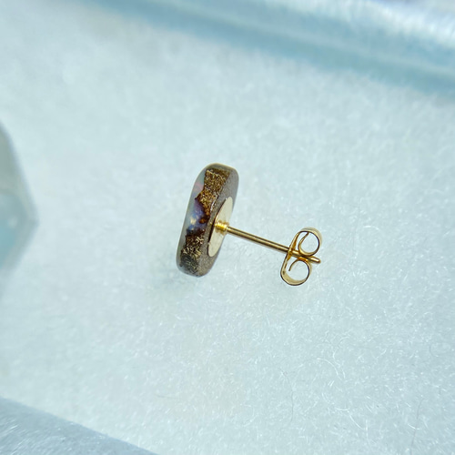 ボルダーオパール 14kgf ハンドメイド ピアス 【公式通販】