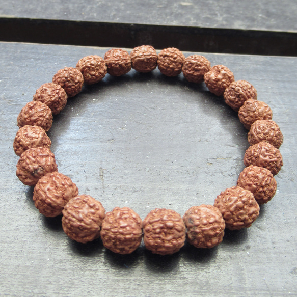 9ミリ玉 金剛菩提樹ブレスレット ルドゥラクシャ ブレスレット