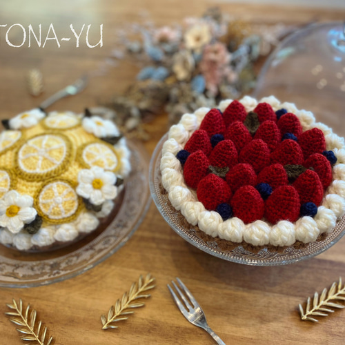 【お1人様1点限り】 いちごタルト あみぐるみ その他インテリア雑貨 通販 KATONA-YU その他