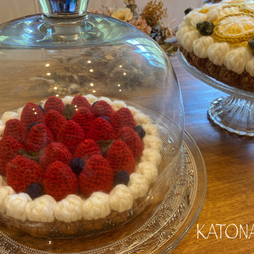 あみぐるみ いちごタルト その他インテリア雑貨 KATONA-YU 通販