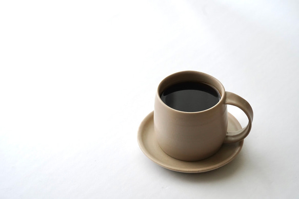 くすみカラー マグカップ グレー/ホワイト/グレージュ マグカップ マグ ペア コーヒーカップ 5枚目の画像