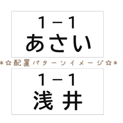 ★【5×10cm 3枚】・アイロン接着タイプ・ゼッケン・ホワイト 2枚目の画像