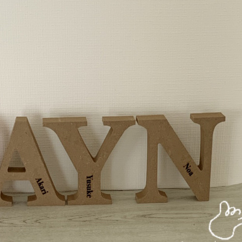 イニシャル 名前 オーダー受付中