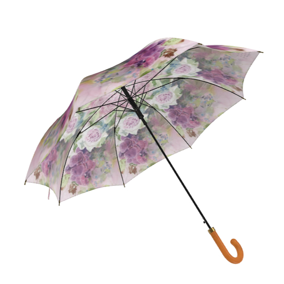 【受注生産】シャビーシックピンク の雨傘２（イギリス製）梅雨対策2023 6枚目の画像