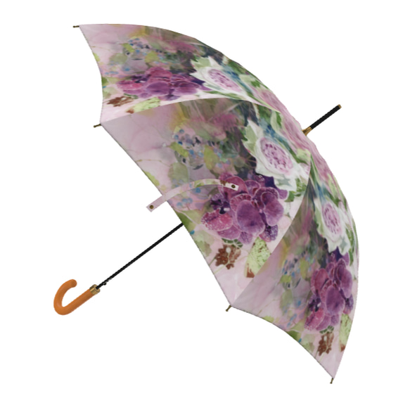 【受注生産】シャビーシックピンク の雨傘２（イギリス製）梅雨対策2023 3枚目の画像