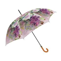 【受注生産】シャビーシックピンク の雨傘２（イギリス製）梅雨対策2023 1枚目の画像