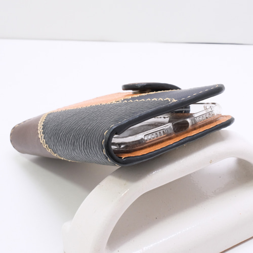 本革 iPhoneSE2,SE3,7,8(4.7インチ)ケース パッチワーク iPhoneケース